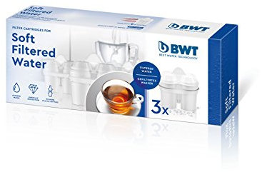 BWT Filterkartusche Soft Filtered Water - Kalkschutz & mehr Genuss - Clever sein und Plastikflaschen sparen - 3 Stück im Set