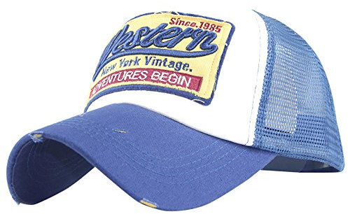 Rosennie Unisex Baseball Cap Einstellbar Mesh Hüte Baseballmütze Gestickte Sommerkappe für Männer Frauen Casual Hüte Hip Hop Stickerei Baseball Caps Modische Baseball Mütze Snapback Trucker Hat