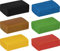 Knorr prandell 212159050, Modelliermassen-Set (6x20g), Colorpack Basic, Kneten & Radieren mit den Farben gelb, rot, blau, grün, braun, schwarz