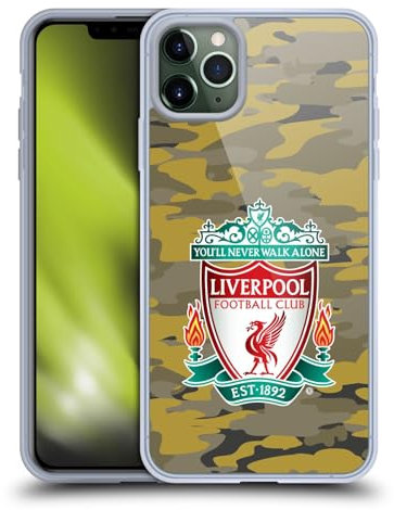 Head Case Designs Offizielle Liverpool Football Club Royal Crest Farben Camou Soft Gel Handyhülle Hülle kompatibel mit Apple iPhone 11 Pro Max