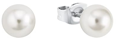 Amor Ohrstecker 925 Sterling Silber Damen Ohrschmuck, 0,6 cm, Silber, Kommt in Schmuck Geschenk Box, 2026196