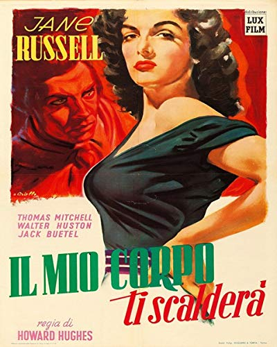 Il Mio Corpo Ti Scalderà (The Outlaw) - Poster cm. 30 x 40