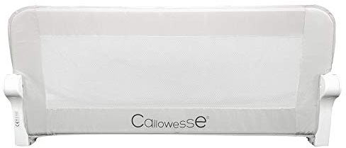 Callowesse © Bettgitter für Kleinkinder. Tragbare Bettschutzgitter/Sicherheitsgeländer 100 x 42 cm Hellgrau.