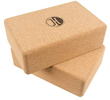 JUCKER HAWAII Yogablock 2er Set Kork - Kork Yoga Blöcke - Naturkork aus Portugal - Find Your Balance