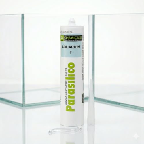 Profi Aquarium SILIKON 290ml TRANSPARENT, süß-und meerwasserbeständig, hohe Elastizität, Aquariensilikon Made in Europe