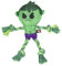 Cerdá Lifes Little Moments - For Fan Pets | Hulk Dental Rope - Officially Licensed By Marvel®