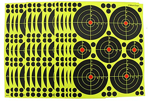 25 Fritz-Cell Splitterziele Splittersticker Typ 4010 selbstklebend Zielscheibe für alle Gewehre, Pistolen, Luftgewehre, Airsoft, BB, Diabolo kompatibel mit Splatterburst Zielen