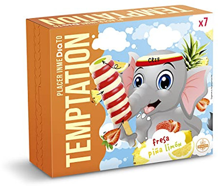 DIA TEMPTATION helado sorbete remolino de sabores caja 7 uds 455 gr