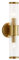 Epinl Vintage Wall Sconces Lighting, 2-Lights Wall Sconce Rustic Wall Light Fixture Indoor Gold Wall Lamp with Glass Lampshade and E14 Bulb Socket , Wall-Mounted Lamps for Bathroom Bedside Porch.