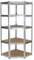 TRUTZHOLM Eckregal mit 5 MDF Böden Steckregal 180x75x40cm Schwerlastregal 875kg (pro Boden 175kg) Lagerregal Kellerregal Metallregal Regal