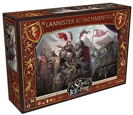CMON, A Song of Ice & Fire – Verstärkungen von Haus Lennister I, Erweiterung, Tabletop, 2 Spieler, Ab 14+ Jahren, 45+ Minuten, Deutsch, Mehrsprachig, Mehrfarbig, Bunt