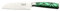 Rockingham Forge Sunrise Collection 5 Santoku Knife, Stainless Steel with Resin Handles, Emerald Green