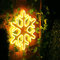 Taylor & Brown 40cm Pre-Lit Flashing Snowflake Light Christmas Silhouette Window Decoration Rope Lights 120 LED Lights Xmas Indoor/Outdoor Mains Powered (Warm White)