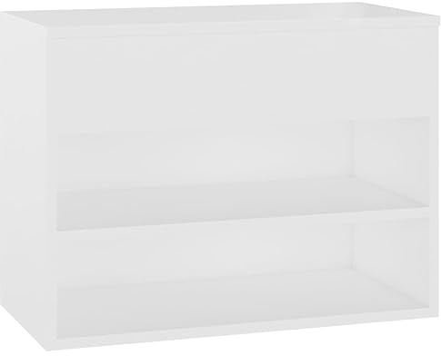 vidaXL Schuhbank Sitzbank Bank Sitztruhe Schuhschrank Schuhablage Schuhregal Schuhaufbewahrung Schuhständer Weiß 60x30x45cm Holzwerkstoff