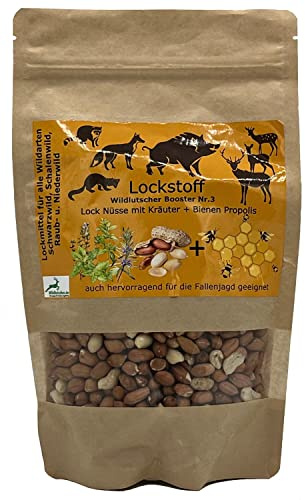 Wildlutscher Lockstoff Booster Nr.3 Kräuter/Bienen Propolis Lock- Nüsse (55,8€/Liter)