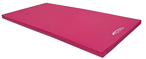 Grevinga® Gymnastikmatte UltraFit | 200 x 100 x 3 cm | PINK | komplett Turnmattenstoff