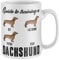 Purple Print House Funny Sausage Dog Mug Womens Dachshund Guide To Training Coffee and Tea Cup Birthday Gift for Sausage Dog Owner Men Women Puppy Dog Owners