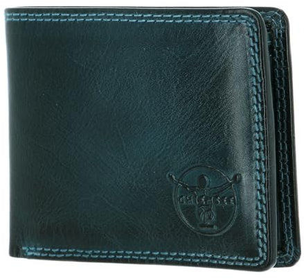 Chiemsee Leather Wallet Petrol