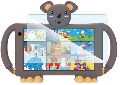 KARYLAX - Panzerglas Displayschutz aus flexiblem Glas, Härtegrad 9H, kratzfest, Tablet Displayschutzfolie für Logicom Logikids 7 (2024-7 Zoll)