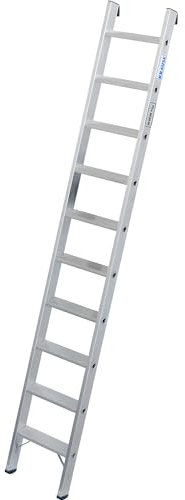 KRAUSE | Schwerlast-Anlegeleiter | 80 mm Alu-Stufen | bis 225 kg | 10 Stufen