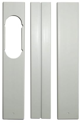 KIKAPA Kit de 3 piezas de placa portátil ajustable para ventana de aire acondicionado, accesorios, accesorios de aire acondicionado, accesorio de ventana, 55 cm