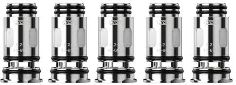 For VOOPOO PnP X Coil Resistencia (0,2 Ω Paquete de 5) [DTL 40-60 W] Bobina Apto para Cartucho PnP X Pod/Tank Cartucho Argus PnP X Vinci PnP X Pod Uforce X Tank Vaporizador Original - No Nicotine