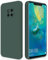 GiiYoon Hülle Kompatibel mit Huawei Mate 20 Pro, Hochwertiges Liquid Silicone Case, Rundumschutz Handyhülle, Kratzfestes Weiches Mikrofaserfutter- grün