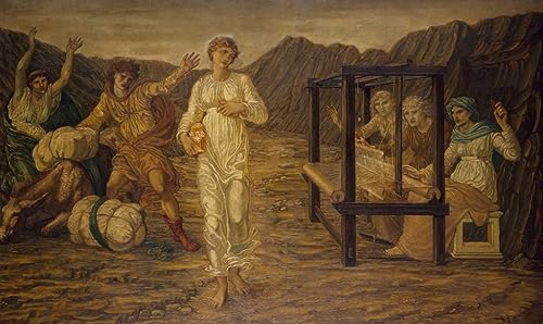 PSVDCTOO Gefeiert Wandbilder Kunst Poster Poster Wandbild Psyche von Edward Burne Jones für Heimdekoration60x90cm