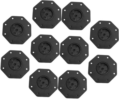 WOONEKY Höhenverstellbare Bodenstütze aus Kunststoff 18–30 mm 10 Stück Terrassendielen-Sockelständer Terrassendielen-Stützplatte