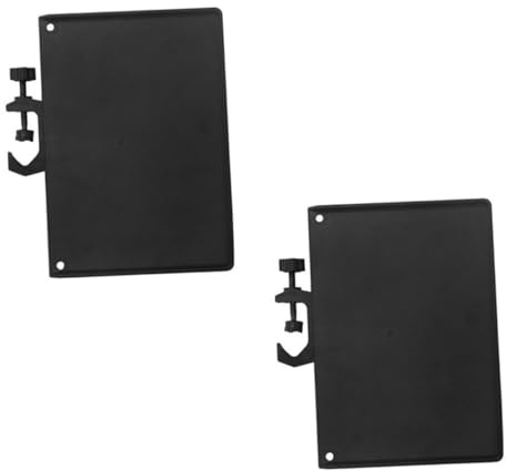 TOGEVAL 2pcs Live Stream Microphone Stand Clamp Sound Card Trays Mic Stand Holder for Stage Office Classroom Home