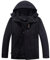 Ynport Crefreak Trench Extérieur Hommes Imperméables Veste de Trekking Imperméable Légère Vestes à Capuche de Pluie Coupe-vent Veste de Sport de Montagne, Noir, XXL