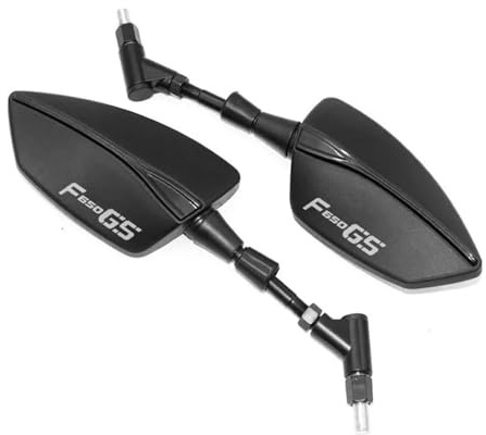 Motorrad Seitenspiegel Für BM&W F650GS 2000-2007 F650 F 650 GS Motorrad Einstellbare Seite Rückspiegel Universal Rück Motorrad Spiegel(4)
