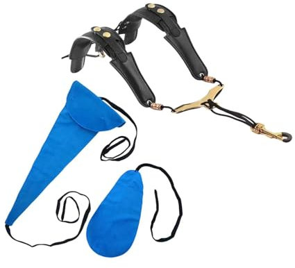 TTETTZ Verstellbarer Gurt für Saxophon mit Reinigungszubehör