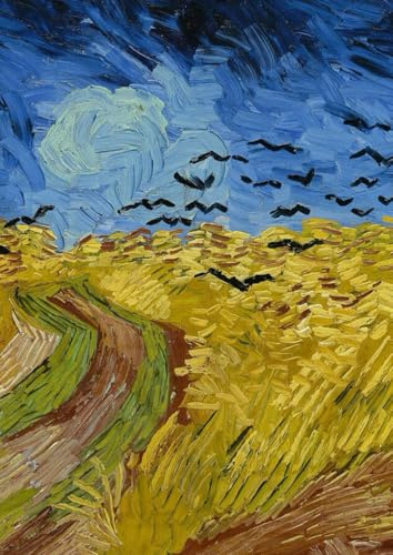 LINED NOTEBOOK - VAN GOGH: A4 | Exercise book with maxi thickness,150 pages. Matte and flexible cover. Perfect for school, university, and free time. High Quality White Lined Paper