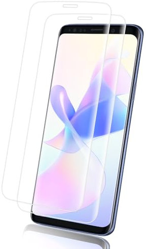 Carantee 2 Pièces Verre Trempé pour Samsung Galaxy S9, HD Haute Sensibilité Film Protection écran pour Samsung S9, Ultra Résistant Dureté 9H vitre protection, Sans Bulles Protection D'écran