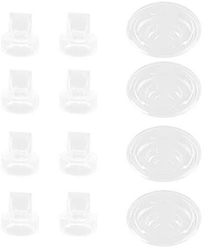 12Pcs Duckbill Valve and Silicone Diaphragm, Compatible with Momcozy S9 Pro / S12 Pro / S9 / S12 Breastpump, Electric Breast Pump Replacement Parts Accessories