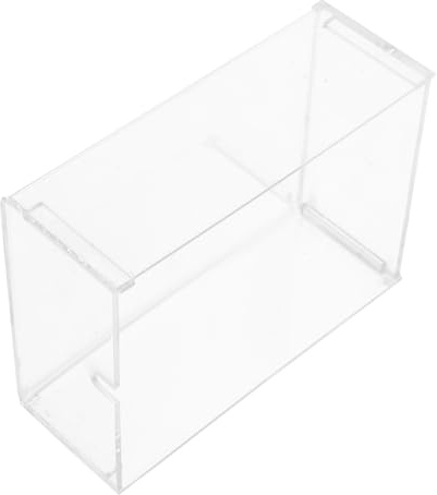 Vaguelly Transparente Acryl Mausabdeckung Staubschutz for Gaming Peripherie Kratzfeste Schutzhülle für Maus und Tastatur Kompatibel Mitpc Desktop Minimalistisches Design