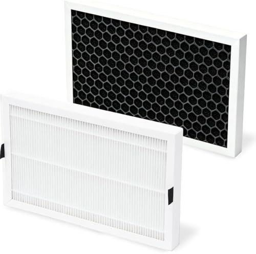 2 Stück Filter Ersatz für Bosch Dry Serie Luftentfeuchter 4000/2000 / 1000 mit Luftreinigung, 2-in-1 HEPA + Aktivkohle Luftentfeuchterfilter Ersatzfilter