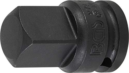 BGS 279 | Kraft-Steckschlüssel-Adapter | Innenvierkant 12,5 mm (1/2) - Außenvierkant 20 mm (3/4) | Reduzierstück, Reduzierung | Schlagschrauber