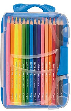 Maped - ergonomische Drei-Kant-Buntstifte, Farbstifte COLOR'PEPS SMART BOX - x12 Stifte + x3 Fluo-Stifte