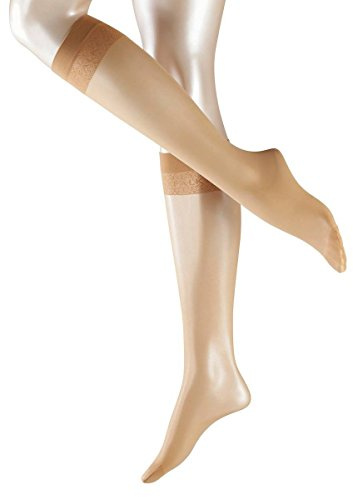 FALKE Women's Matt Deluxe 20 DEN Knee-High Pop Socks Sheer Transparent Plain Elegant With Comfort Tops For A Soft Grip On The Leg Extra-Fine Seam At The Toes Fine Soft Yarn 1 Pair