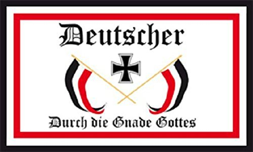U24 Fahne Flagge Deutschland Deutscher Gnade Gottes 90 x 150 cm