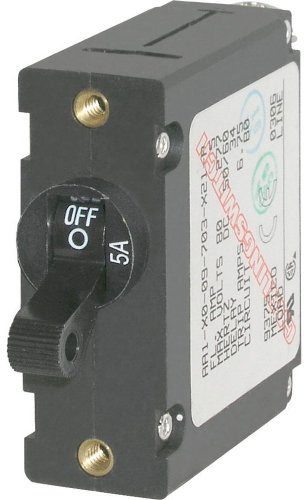 Blue Sea Systems A-Series Toggle Single Pole Circuit Breakers