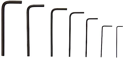 Laser 3403 Miniature Hex Key Set 7pc, Chrome