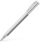 Faber-Castell 148122 - Tintenroller AMBITION Edelharz, Metallspitze: 0,7 mm, inklusive Geschenkverpackung, Schaftfarbe: silber