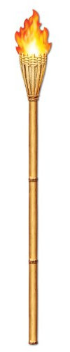 Tiki Fackel Hawaii Wanddeko