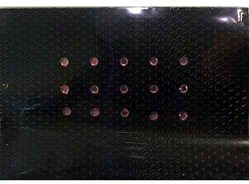 Selbstklebende Strasstattoos mit Swarovski Kristallen (Light Rosé), 15 Strasssteine (1 Folie)