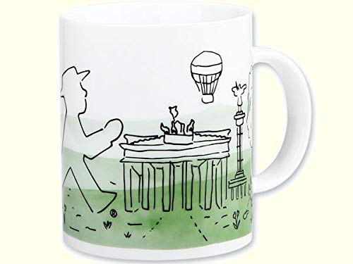 Tasse grün Geher Ampelmännchen - DDR Waren - DDR Traditionsprodukte - Ostalgie