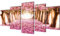 vidaXL 5tlg. Leinwand Bild Kunstdruck Wandbild Bilder Set Kirschblüten 200x100cm