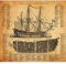 Meishe Art Poster Kunstdrucke Jahrgang Plakatdruck Alte Segelschiff Antike Nautische Schlachtschiff Kriegsschiff Struktur Zeichnungen Kunst Diagramm Zwischensequenz Wand Dekor